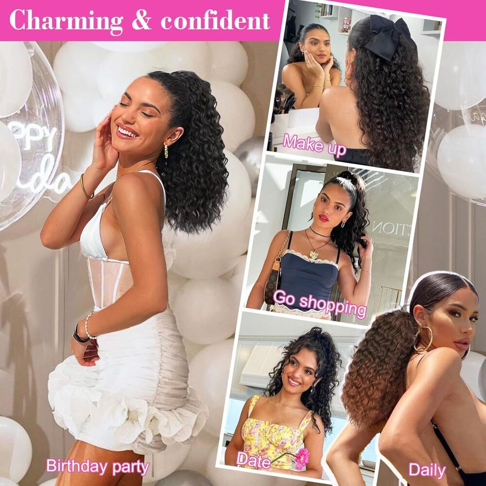 Ponytail Extension Drawstring Ponytail, 18B-183H001 - Picture 2 of 4